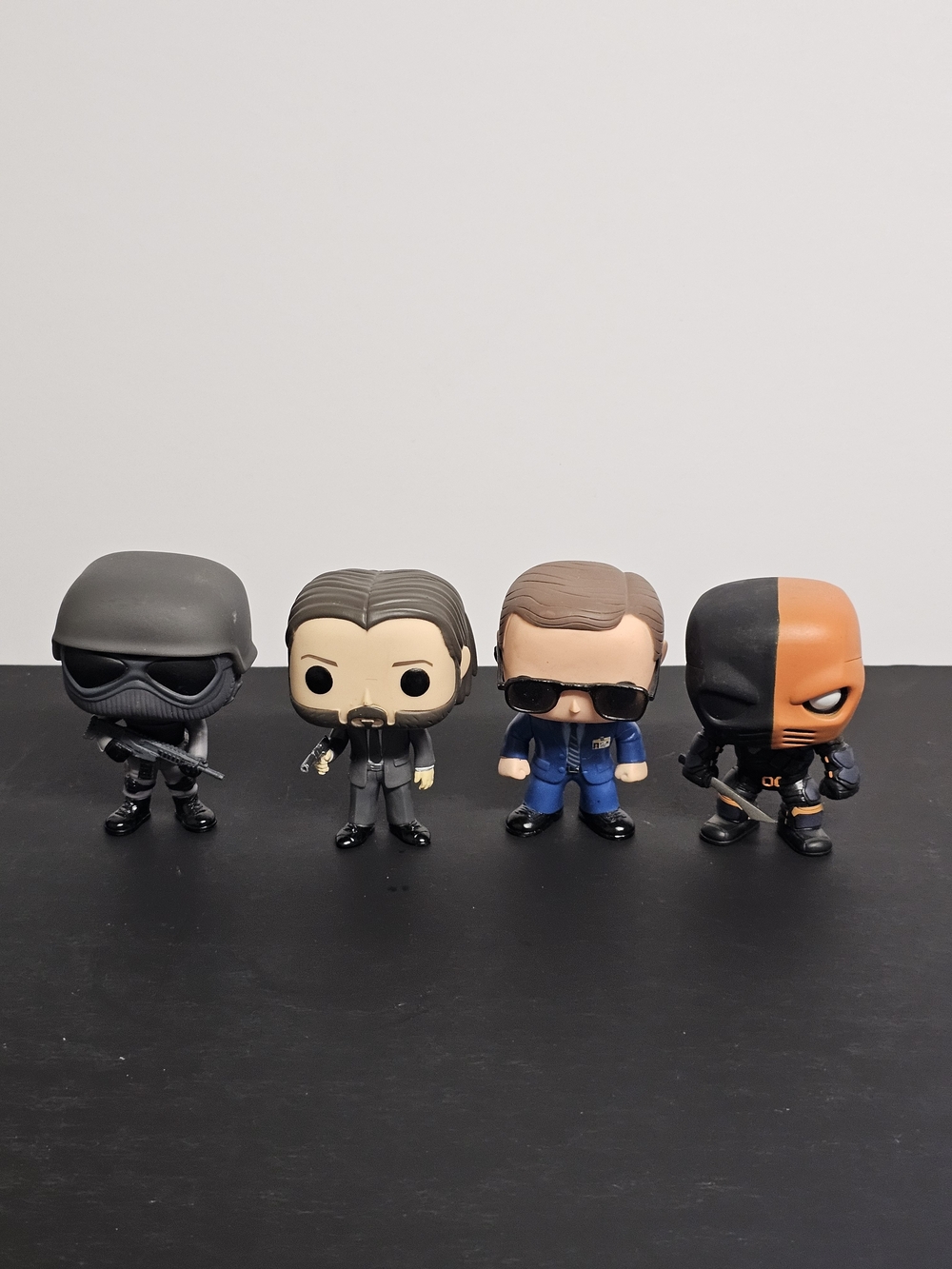 Funko Pop Loose Figure 4 Pack Lot - John Wick Deathstroke Agent Coulson